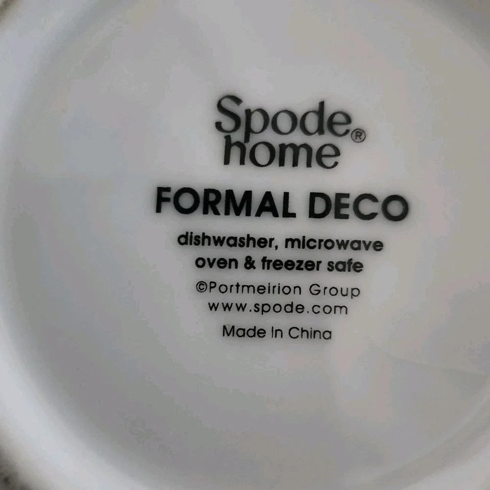 (4)‎ Spode Formal Deco 6